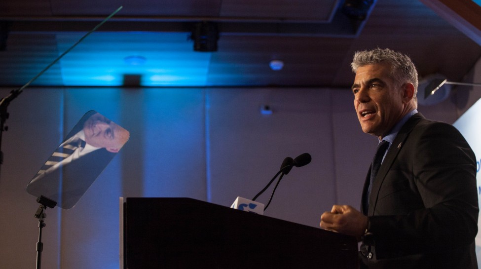 Yair Lapid, chairman of the Yesh Atid party. Photo: Flash 90