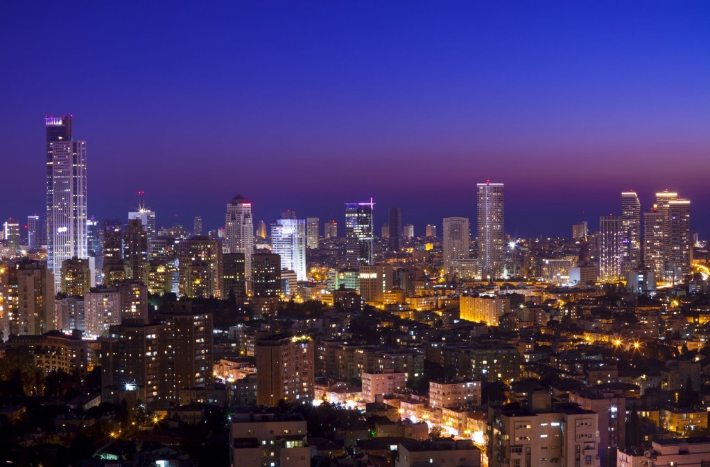 The Israeli juggernaut. Tel Aviv at sunset. Photo: slidezero/123RF Stock Photo