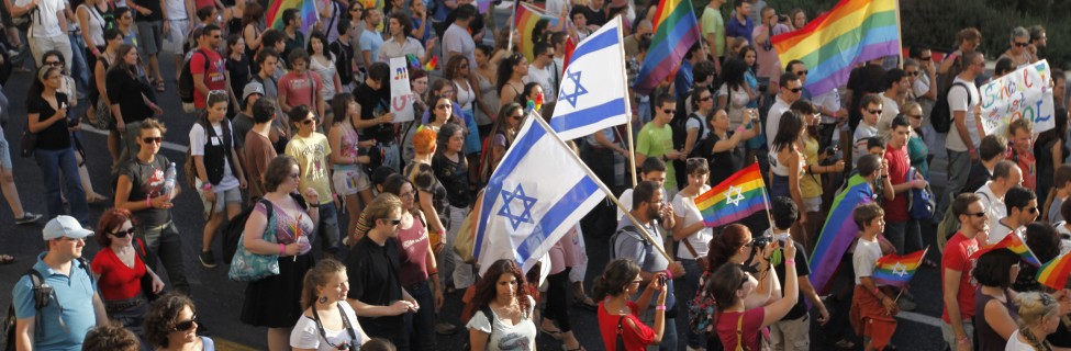 Gay pride in Jerusalem. Photo by Miriam Alster/FLASh90
