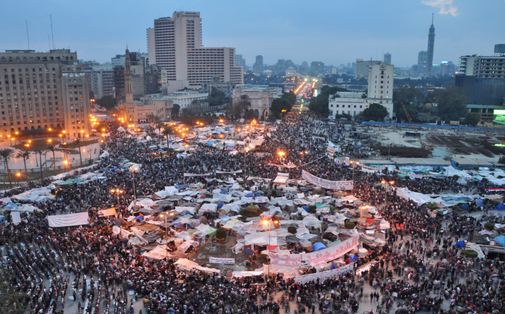 Tahrir Square, February 2011. Photo: Jonathan Rashad