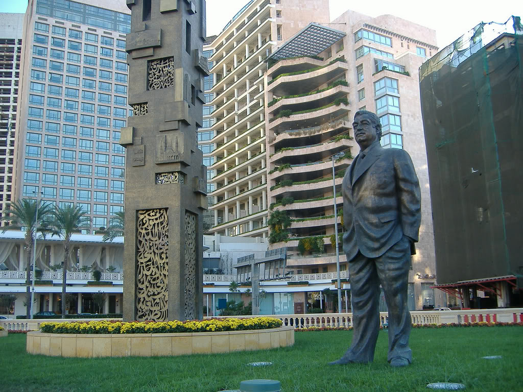 Memorial for the assassinated Prime Minister Rafik Hariri. Photo: Wikimedia