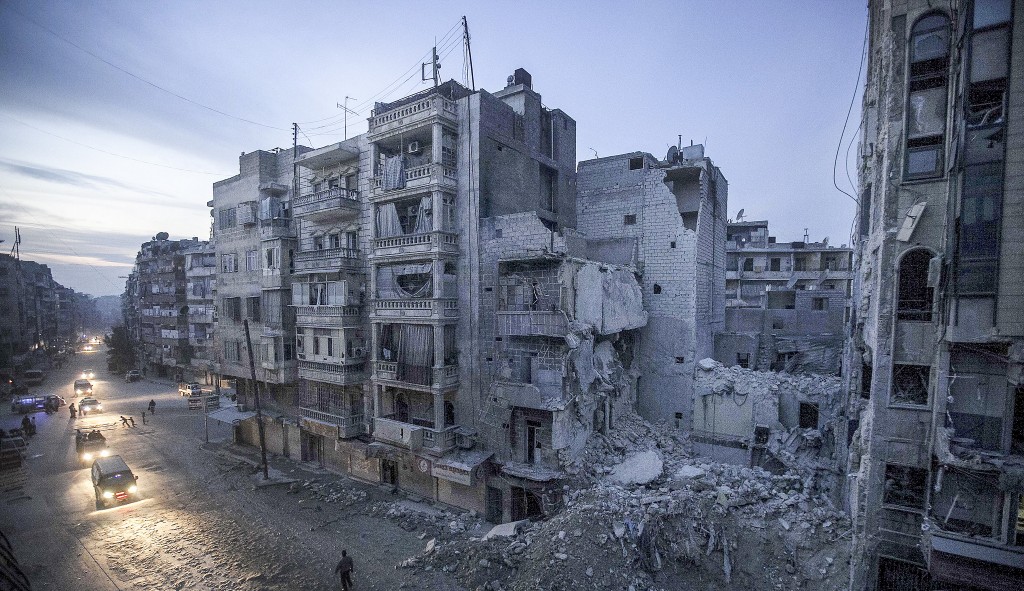 Dar Al Shifa hospital, bombed from the air. Photo: FreedomHouse/Flickr