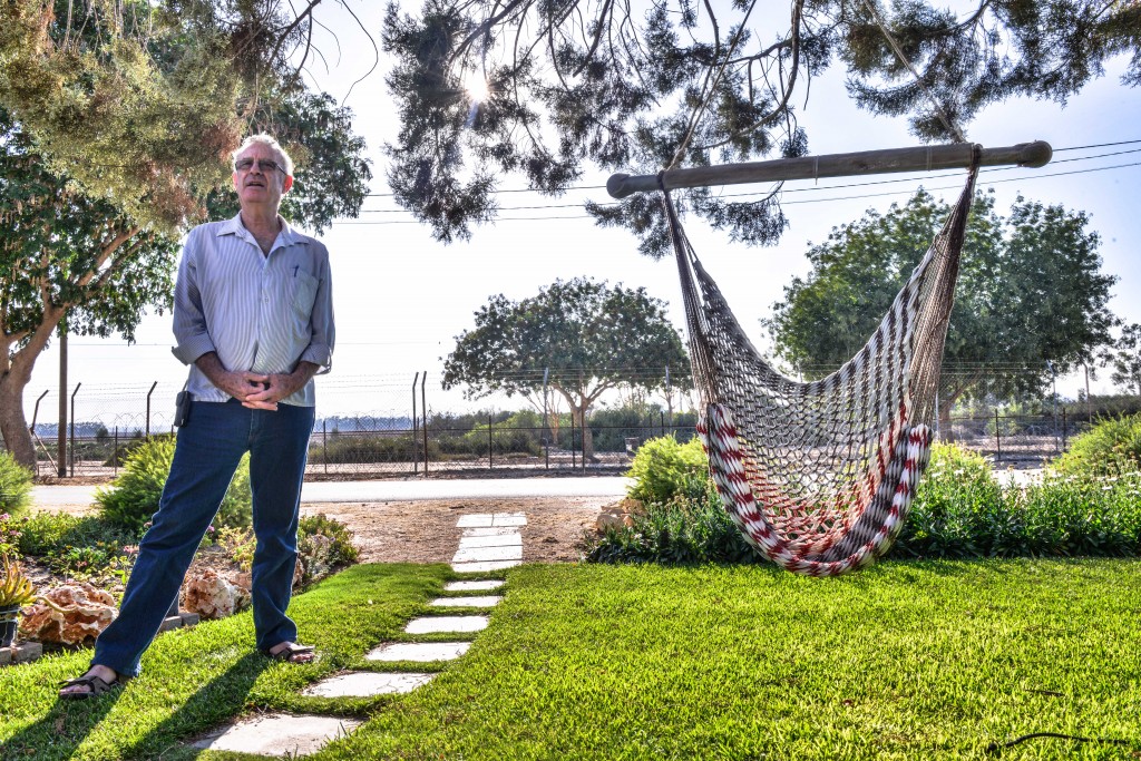 Shlomo Margalit of Kibbutz Nir Oz. Photo: Aviram Valdman / The Tower
