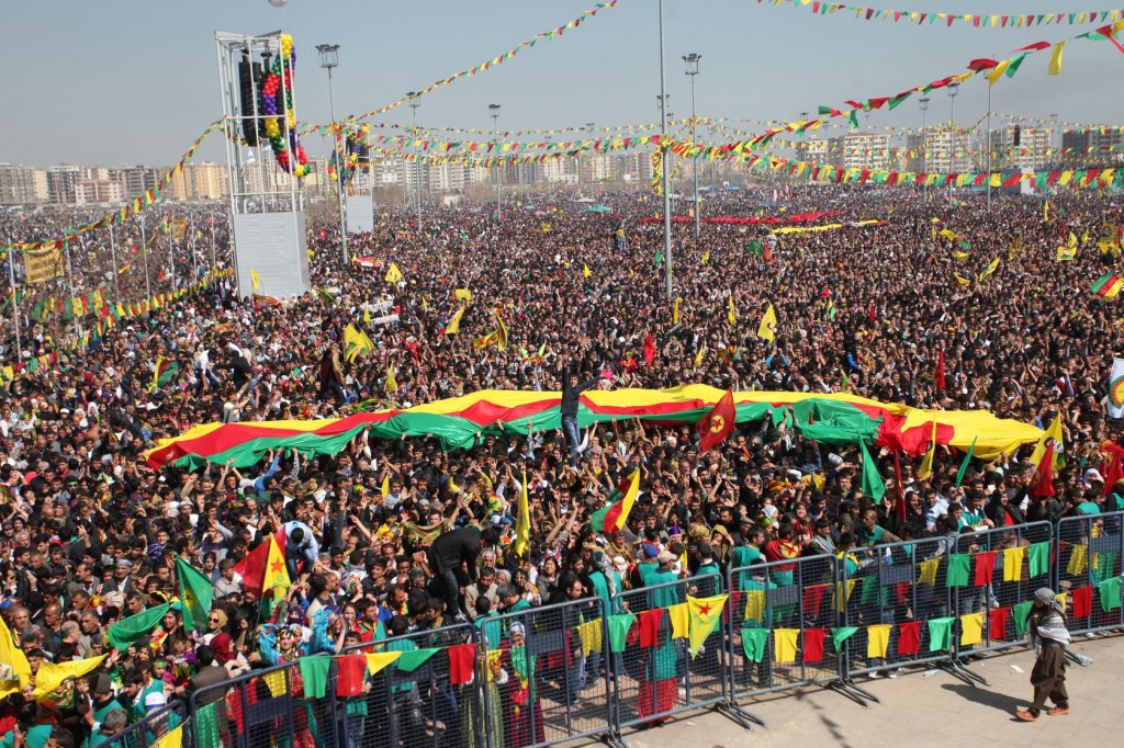 Kurds in Turkey celebrate their holiday of Newroz. Photo: homeros / 123rf