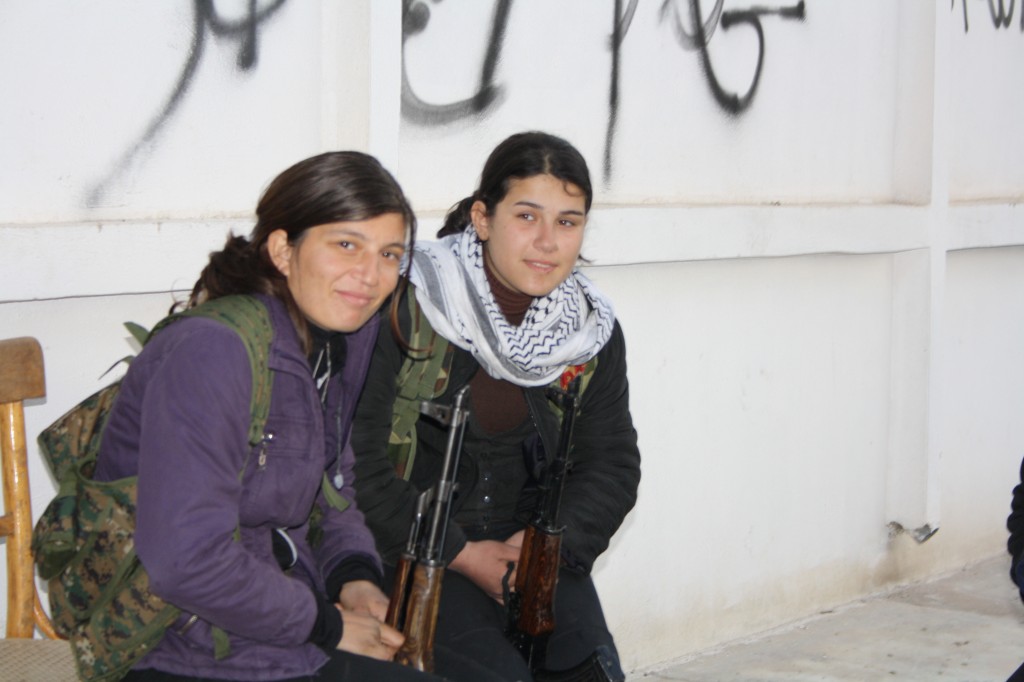 Female Kurdish fighters in Syria. Photo: Jonathan Spyer