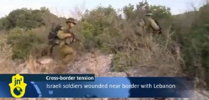 israeli soldiers wounded on lebanon border 678