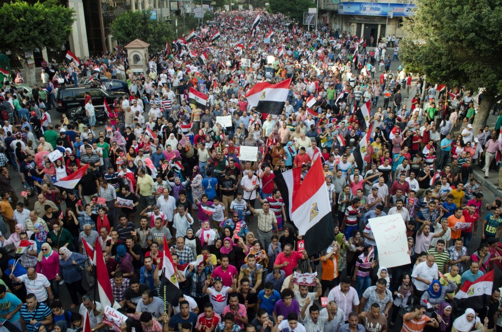 Egyptians demonstrate against Morsi in Alexandria, June 30, 2013. Photo: mhanno / 123rf