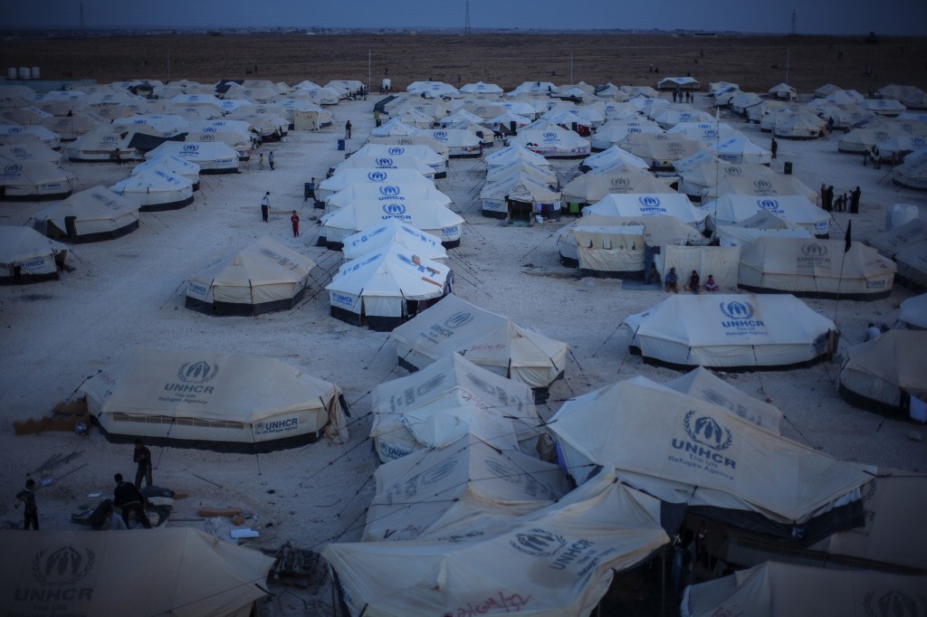 Za'atari refugee camp, Jordan. Photo: Brian Sokol / UNHCR