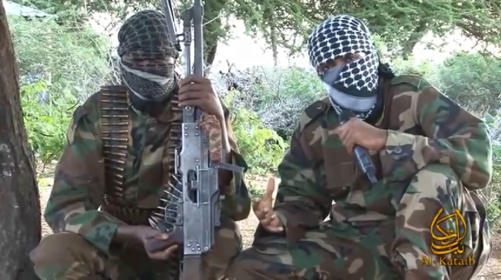 A clip from an al-Shabab recruitment video. Photo: flamme bleu / YouTube