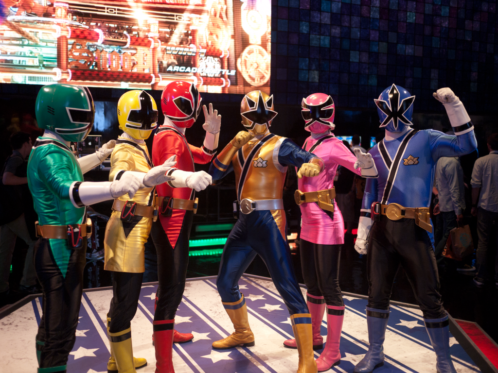 The Japanese TV show Super Sentai was adapted for American audiences as Power Rangers by Haim Saban, an Israeli-American. Depending on how you count, there have been at least 17 different Power Rangers TV series in the U.S. Photo: ze_bear / flickr