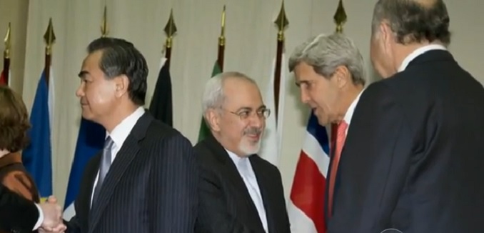 Kerry and Zarif in Geneva