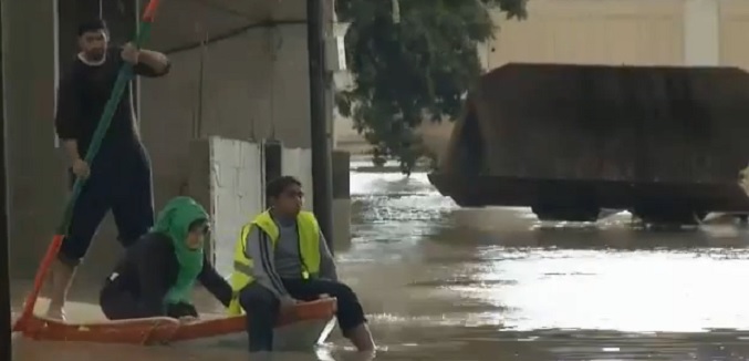 gaza flooding
