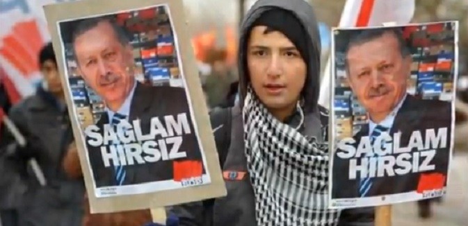 erdogan protestor