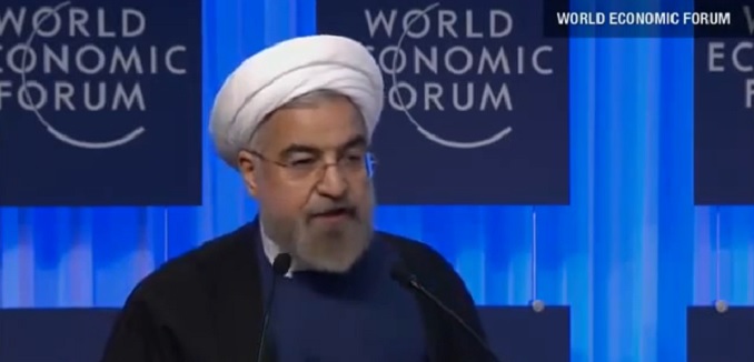 Rouhani at Davos 2