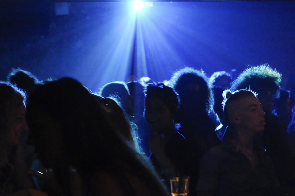 Israelis dance at the Bootleg Club in central Tel Aviv. Photo: Zuzana Janku / Flash90