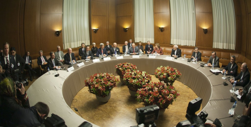 Image from the P5+1 negotiations in Geneva regarding Iran’s nuclear program. Photo: U.S. Department of State / Wikimedia
