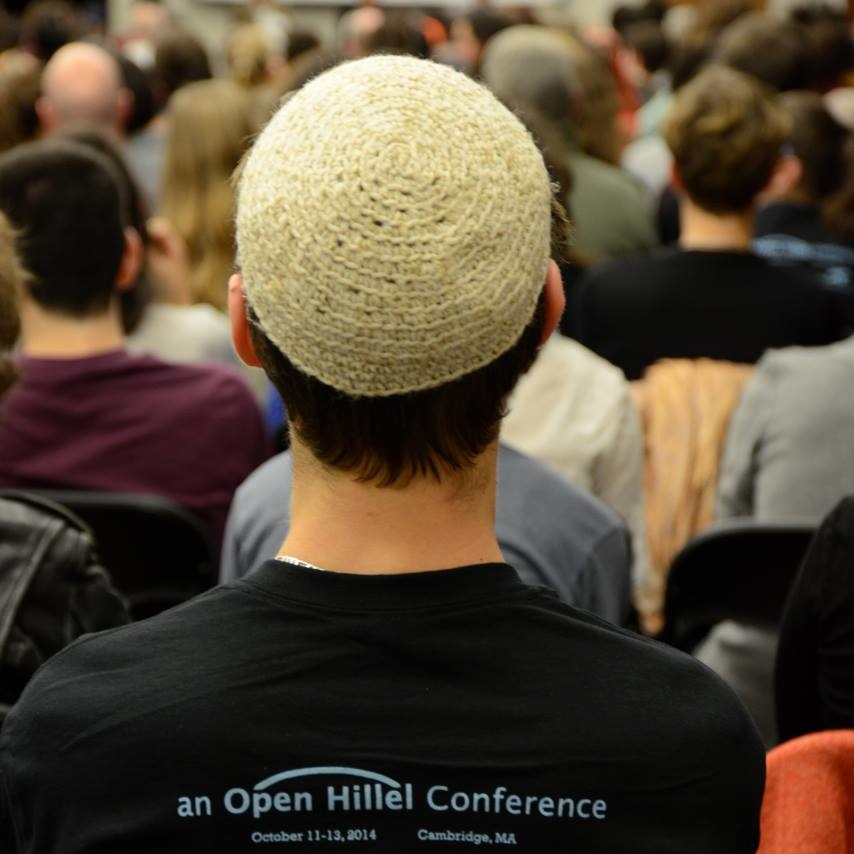Open Hillel conference attendees listen at a plenary session. Photo: Gili Getz