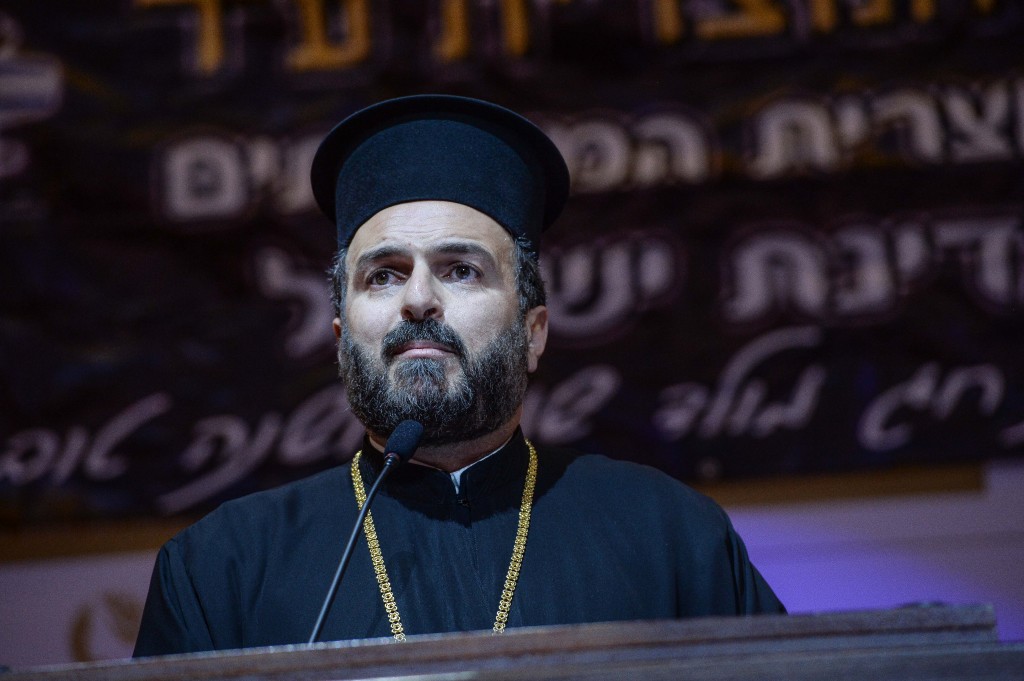 Father Gabriel Naddaf. Photo: Aviram Valdman / The Tower