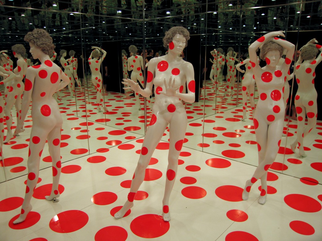 Repetitive Vision, an installation by Yayoi Kusuma at the Mattress Factory, a modern art museum in Pittsburgh that was recently the subject of anti-Israel artistic boycotts. Photo: Marius Watz / flickr