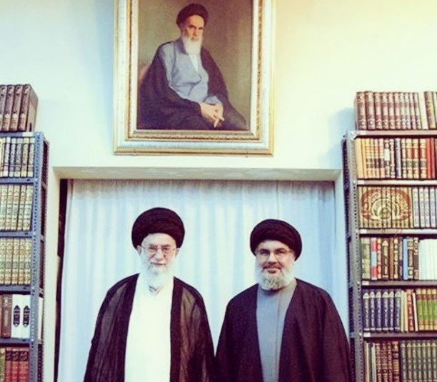 An undated photo of Ayatollah Ali Khamenei meeting with Hezbollah leader Hassan Nasrallah. Photo: Iftikh / flickr