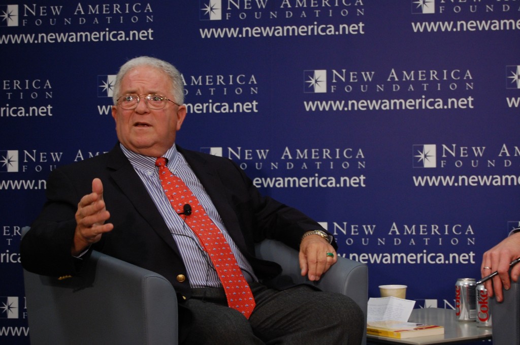 Chas Freeman speaks at the New America Foundation. Photo: New America Foundation / flickr