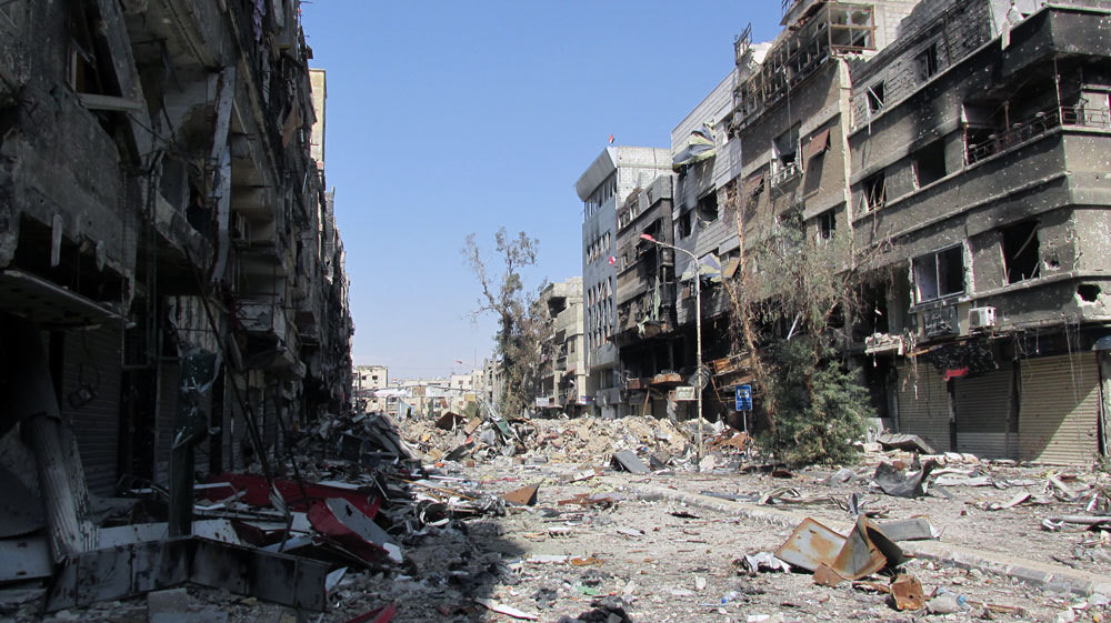 The ruins of Yarmouk, February 2014. Photo: UNRWA / flickr