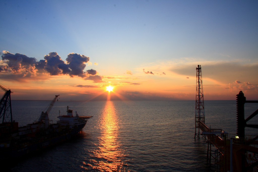 The South Pars natural gas field in the Persian Gulf. International investment in Iran's energy industry is expected to skyrocket when sanctions are eased. Photo: Alireza824 / Wikimedia