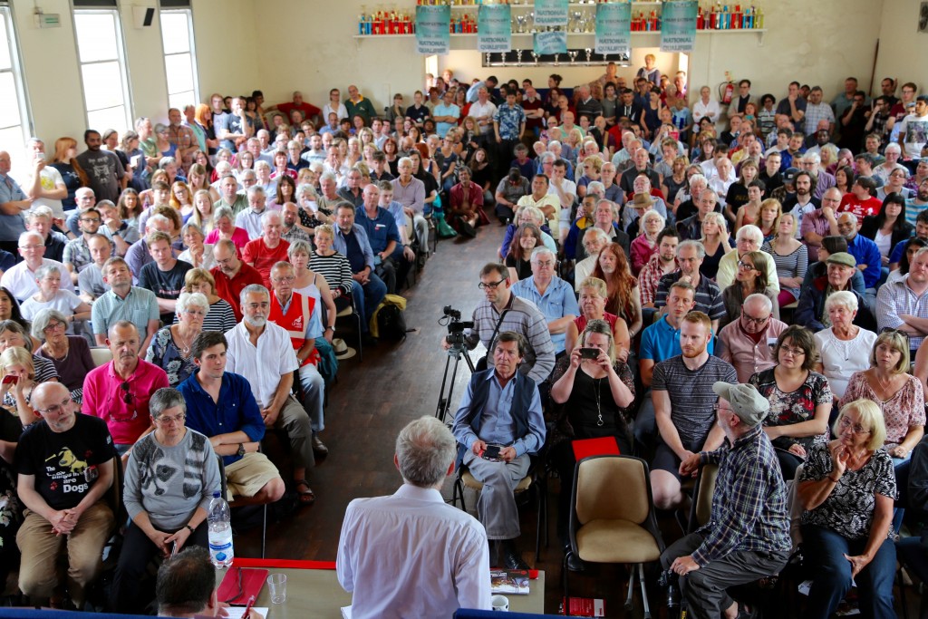 Jeremy Corbyn speaks to supporters in Coventry, August 2, 2015. Photo: Ciaran Norris / flickr