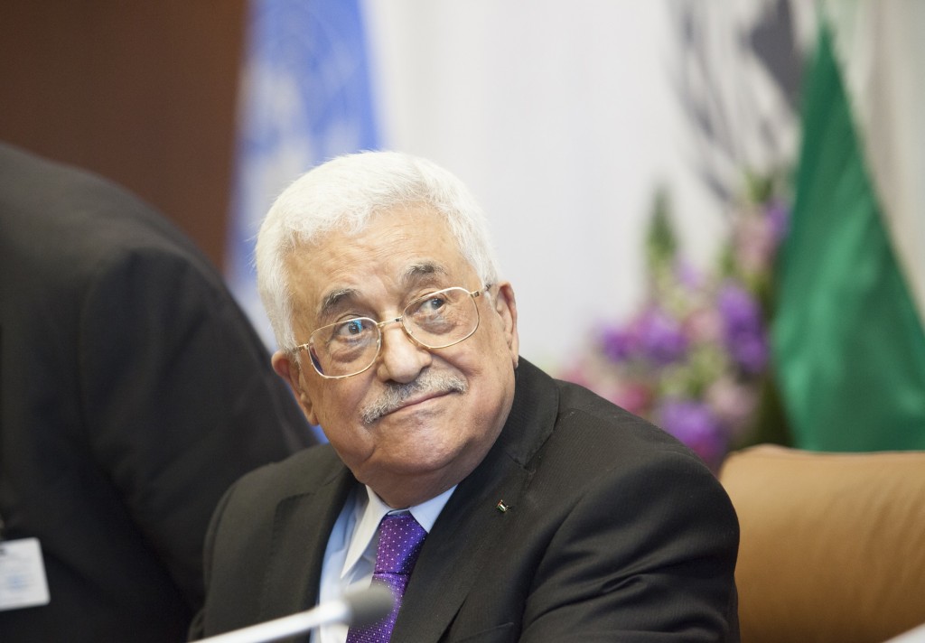 Palestinian Authority President Mahmoud Abbas waits to speak at the United Nations headquarters in New York, September 30, 2015. Photo: Amir Levy / Flash90