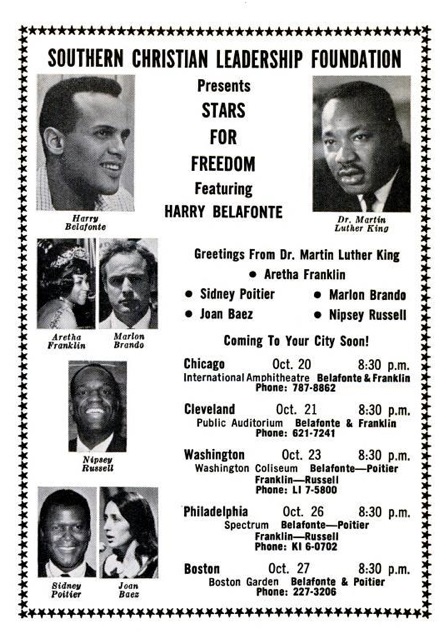 Martin Luther King criticized anti-Zionism at a benefit concert for the Southern Christian Leadership Conference.