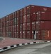 Shipping containers at the Haifa port. Photo: Yaakov Naumi / Flash90