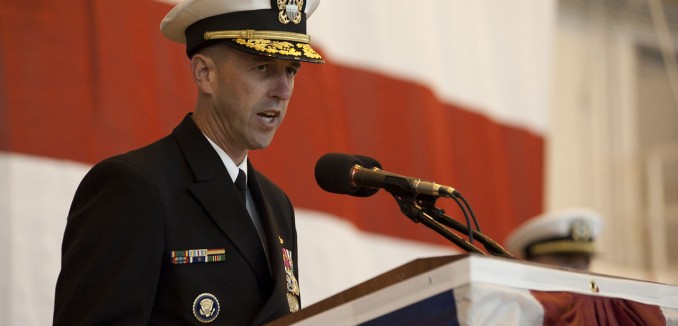 US_Navy_111029-N-NY820-042_Vice_Adm._John_Richardson,_Commander,_Submarine_Forces,_delivers_remarks_during_the_commissioning_of_the_Virginia-class