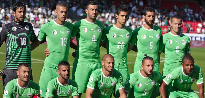 Algérie - Arménie - 20140531 - Equipe d'Algérie