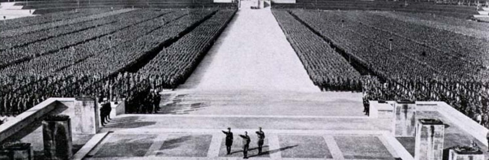 A Nazi Party rally in Nuremberg, 1934. Photo: Wikimedia