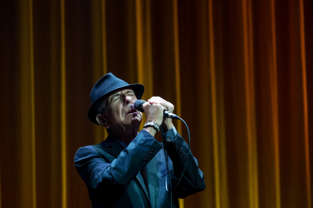 Leonard Cohen in Perth, Australia, November 2013. Photo: Adrian Thomson / flickr