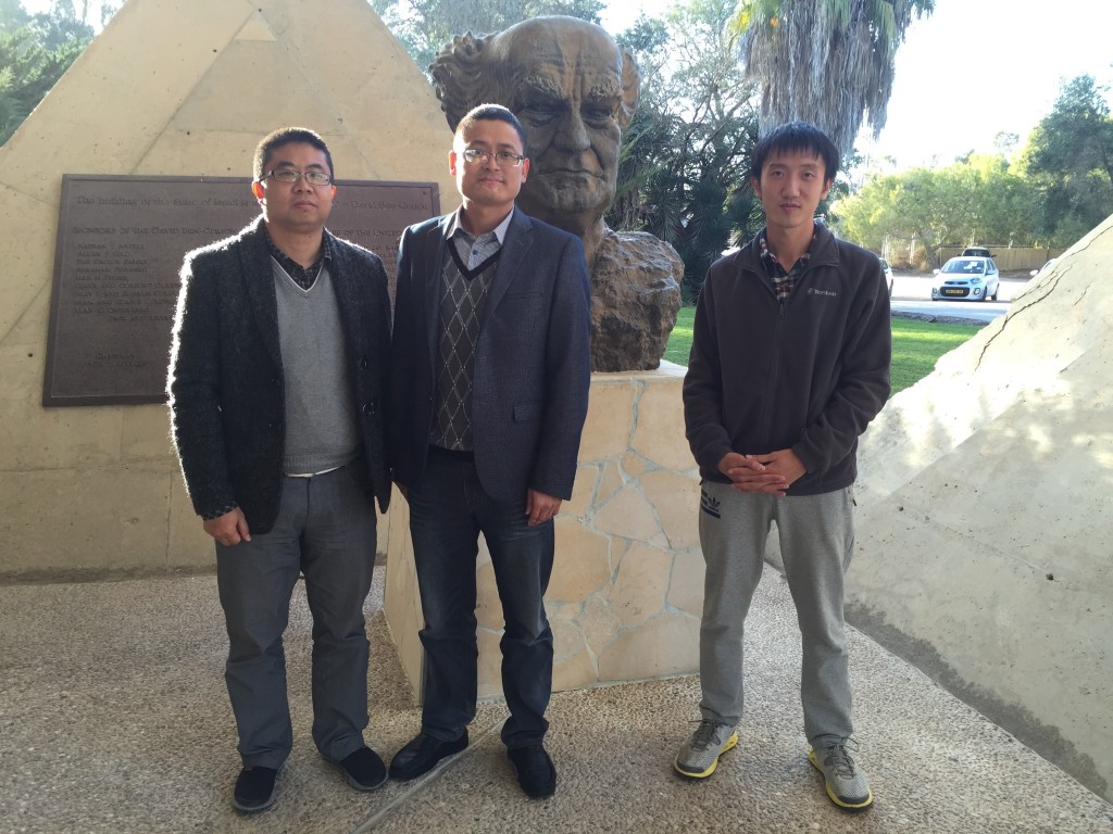 Chinese academics at the Ben-Gurion Institute for the Study of Israel and Zionism. Photo: Sara Toth Stub / The Tower