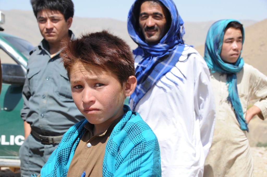 A Hazara family, Daykundi, Afghanistan. Photo: Karla K. Marshall / U.S. Army Corps of Engineers