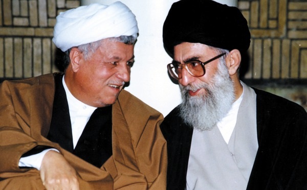 President Akbar Hashemi Rafsanjani (left) and Supreme Leader Ayatollah Ali Khamenei, 1989. Photo: Khamenei.ir
