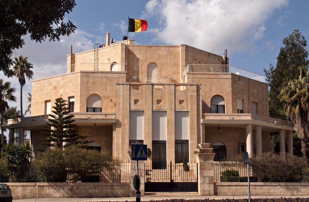 The Belgian consulate in Jerusalem. Photo: Sandra Cohen-Rose and Colin Rose / Wikimedia