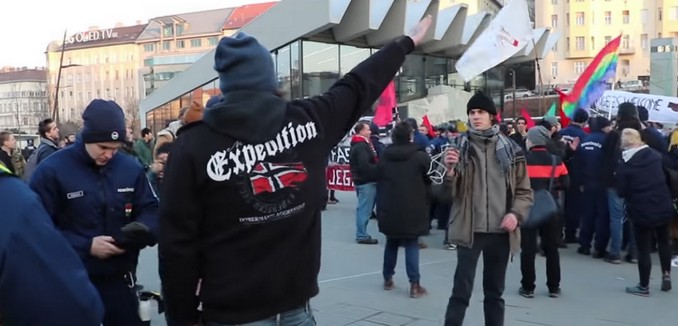 Neo-Nazis in Budapest