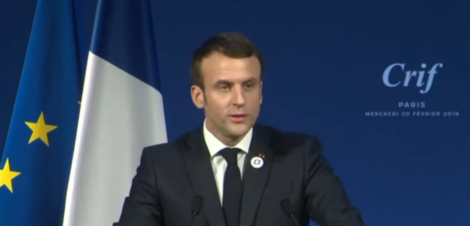 Macron Says France Will Adopt IHRA Definition of Anti-Semitism