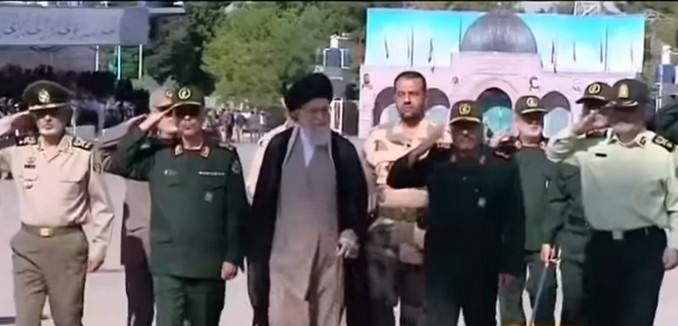 Iran's Khamenei and IRGC Leaders