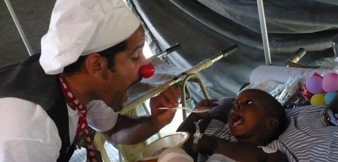 Israeli Medical Clown in Haiti