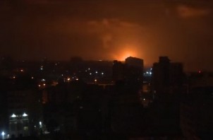 Israel Retaliates against Hamas for Rocket Attack in Tel Aviv