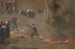 Anti-Israel Riots at Gaza Border