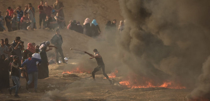 Anti-Israel Riots at Gaza Border