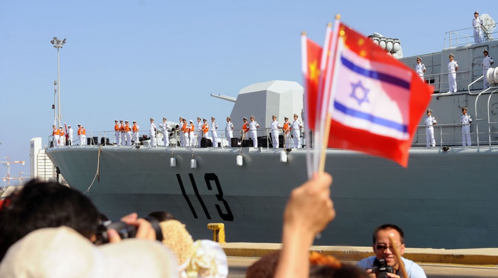 Chinese vessels arrived in Haifa to celebrate 20 years of cooperation between the Israeli Navy and the Chinese Navy, August 13, 2012. Photo: Israel Defense Forces / flickr