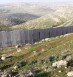 foto via info@sendamessage.nl van de muur in bezet Palestijns gebied door Israël